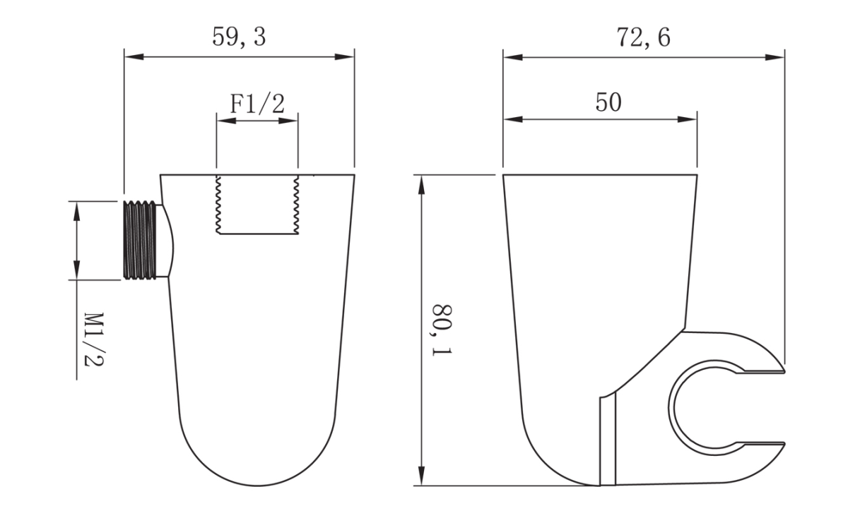 Lemark крепление для лейки LM8099C