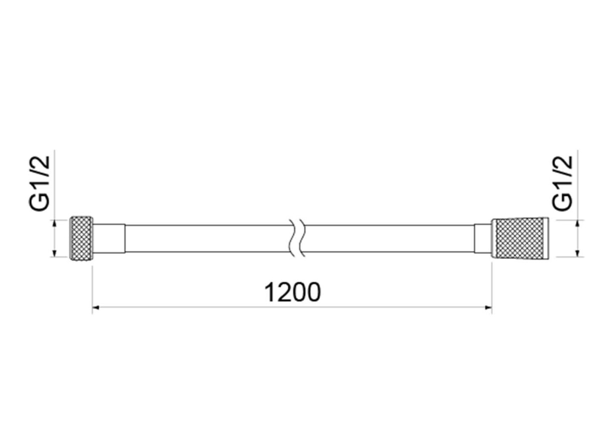 Aquatek Шланг для душа 120 см AQ2103CR