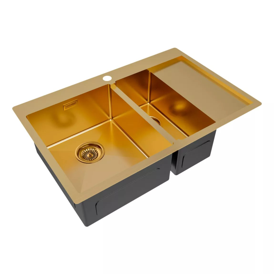 Кухонная мойка KRONER 78/2SF PM227851-BGL