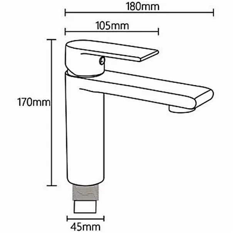 Смеситель для раковины Gappo G1099-20