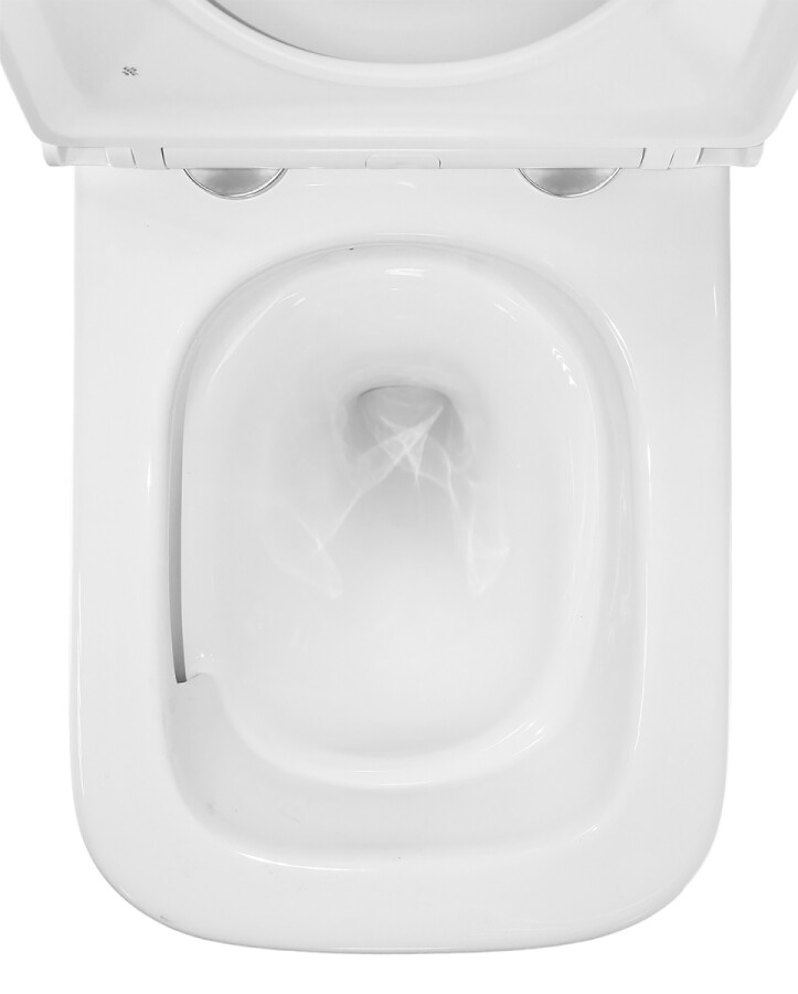 Унитаз подвесной Azario FOTE 340х480х350 безободковый, слив "Скрытое Торнадо", с быстросъемным сиденьем микролифт AZ-116-UQ3