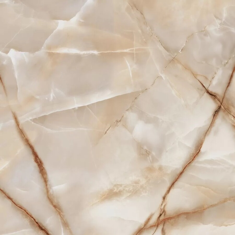 Керамогранит 6060ORO11P LCM Onyx Royal Latte Полированный 600 x 600 x 8 мм.