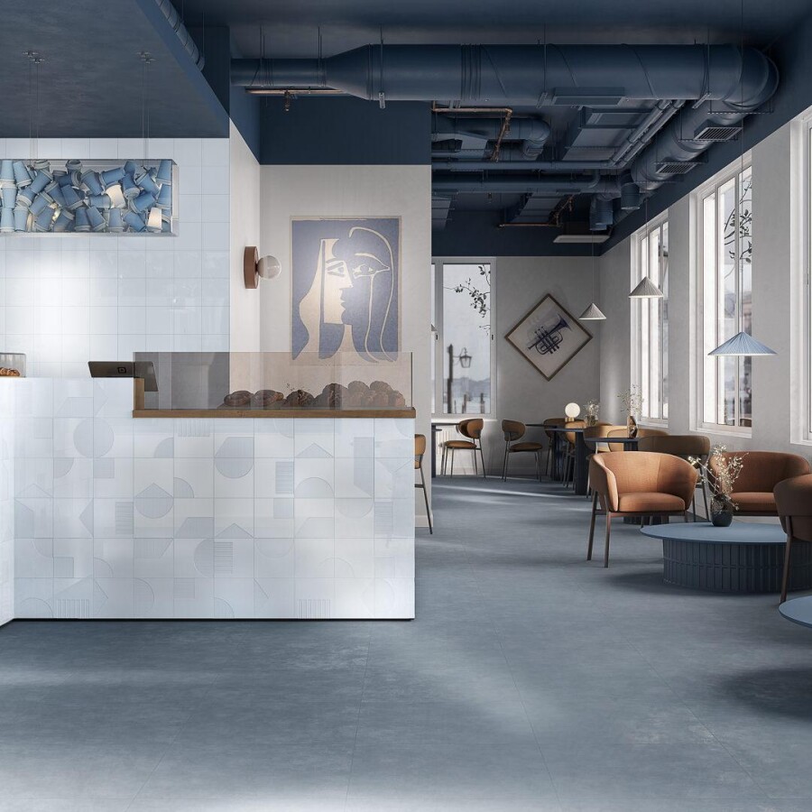 Керамическая плитка Kerama Marazzi Прованс Пикассо Белый глянцевый структура 20x20x0,69 KM2020B0010N