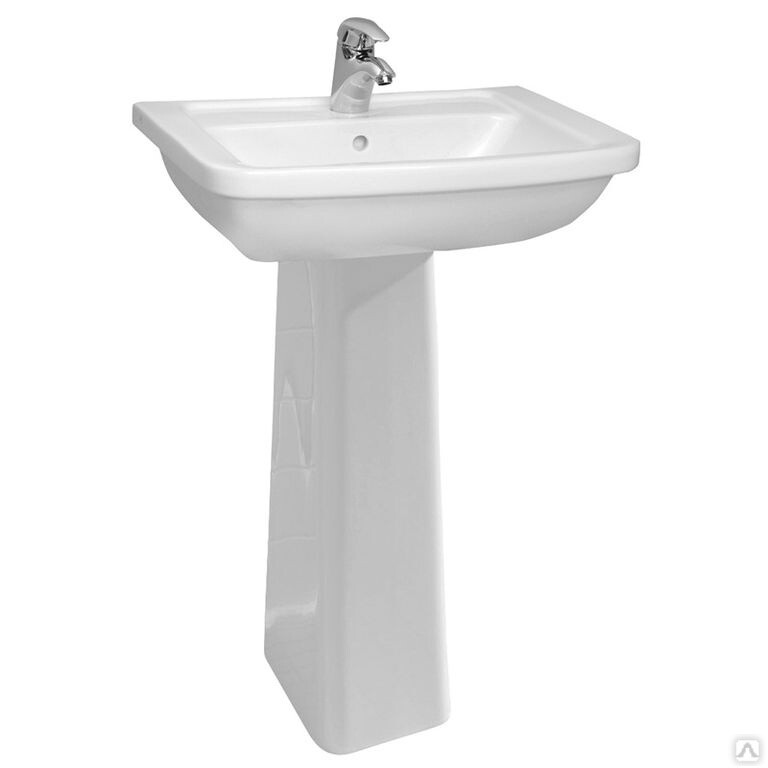 Vitra Form 300 9602B003-7650 раковина подвесная с пьедесталом 55 см