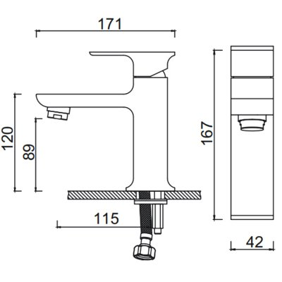 Gerhans K08 смеситель для раковины K11008