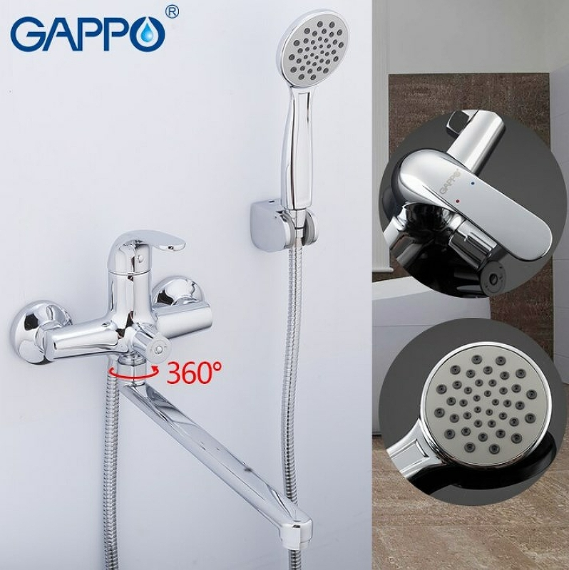 Смеситель для ванны Gappo Hanm G2235