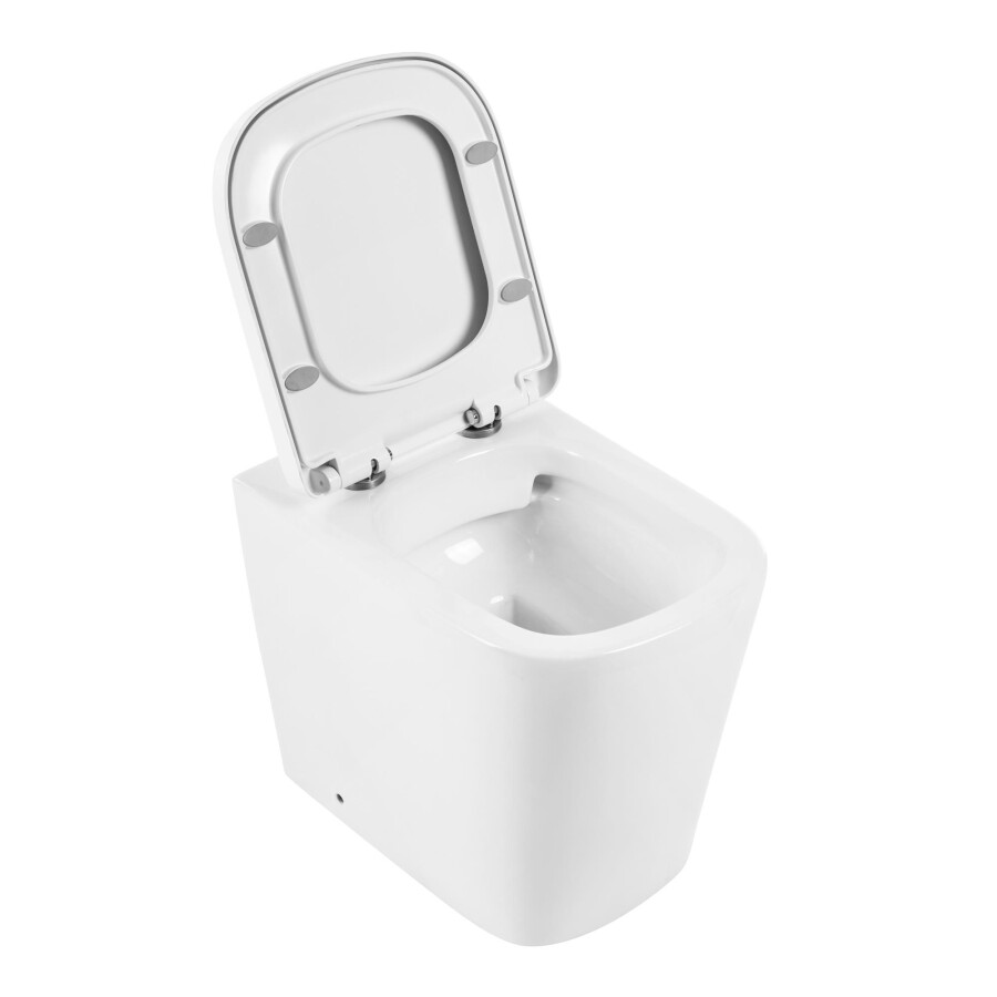 Унитаз безободковый приставной BelBagno ALBANO BB120CBR