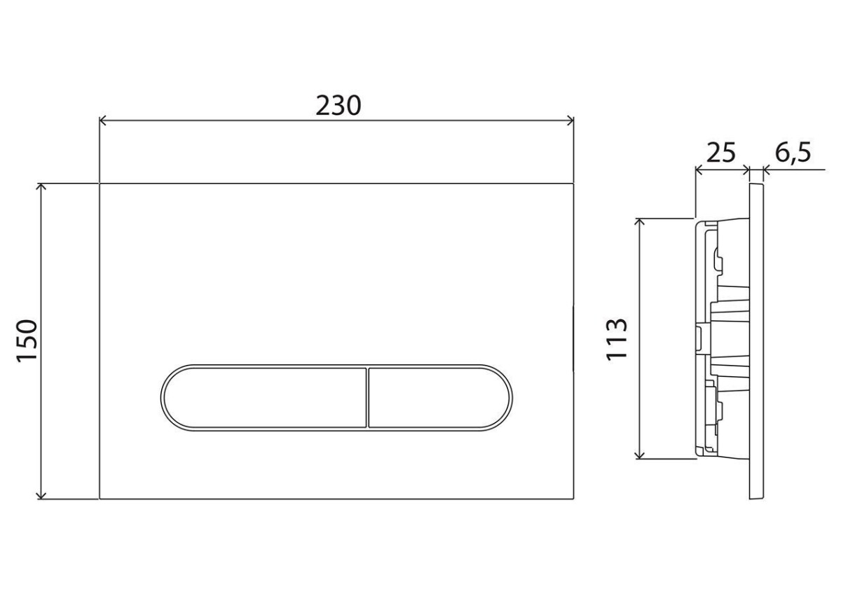 BB002-80/BB007-PR-NERO.M Система инсталляции для подвесных унитазов BelBagno BB002-80 с кнопкой смыва BB007-PR-NERO.M