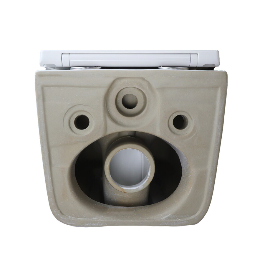 Унитаз подвесной Azario Bacio340х485х350 безободковый, система смыва "Скрытое Торнадо", с быстросъемным сиденьем "Микролифт" AZ-5103T-WHT