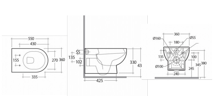 Kerama Marazzi Buongiorno Pro BG.Pro.wc.02 подвесной унитаз