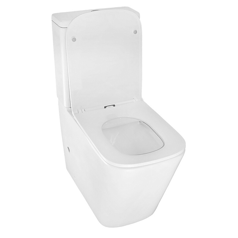 Azario Quadro унитаз-компакт напольный с сиденьем дюропласт AZ-2175-1