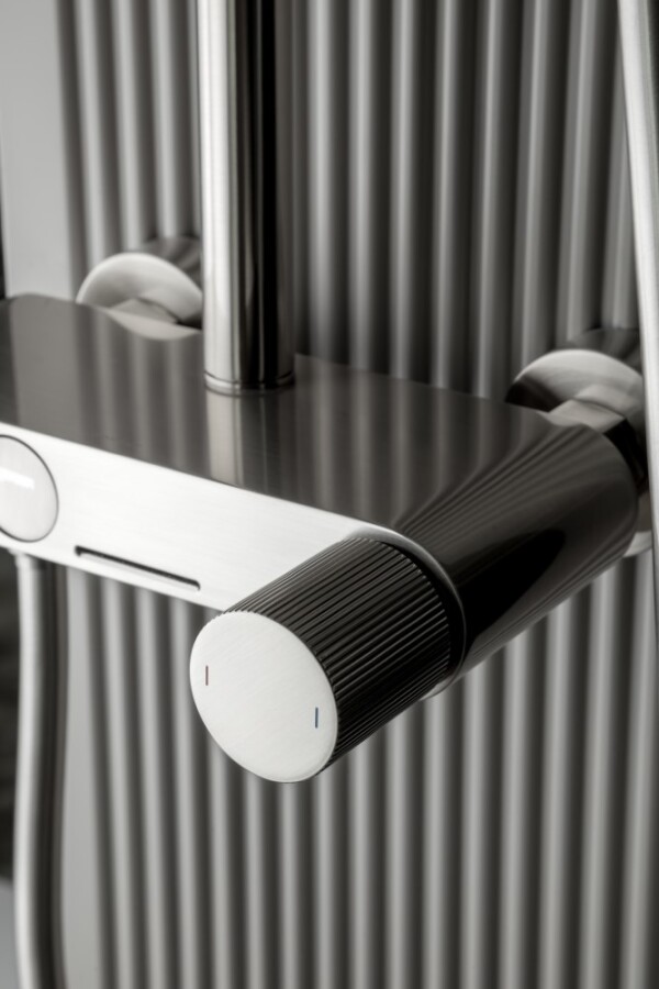 Душевая система с изливом Boheme Stick ручка Linea Nikel Brush 128-NB.3