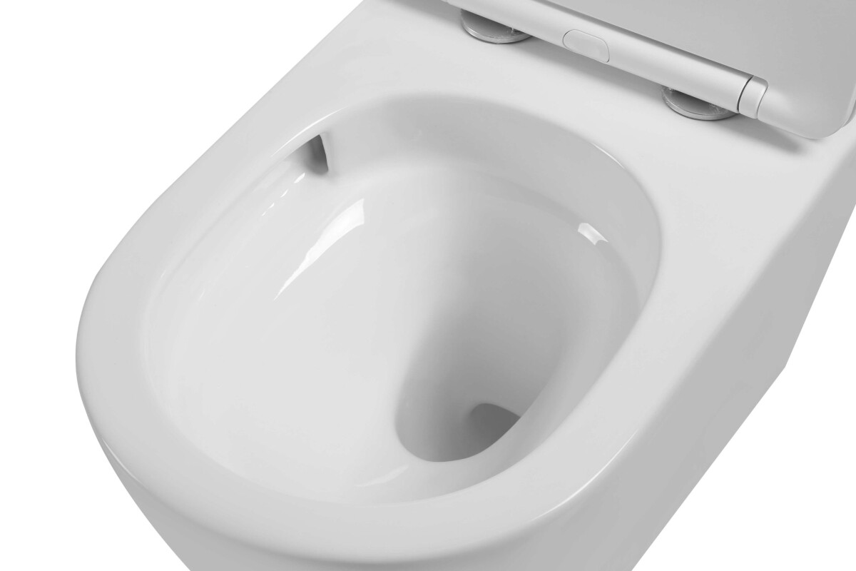 Унитаз подвесной Tornado Globo VT1-14ST, цвет белый, ультратонкое soft-close сиденье