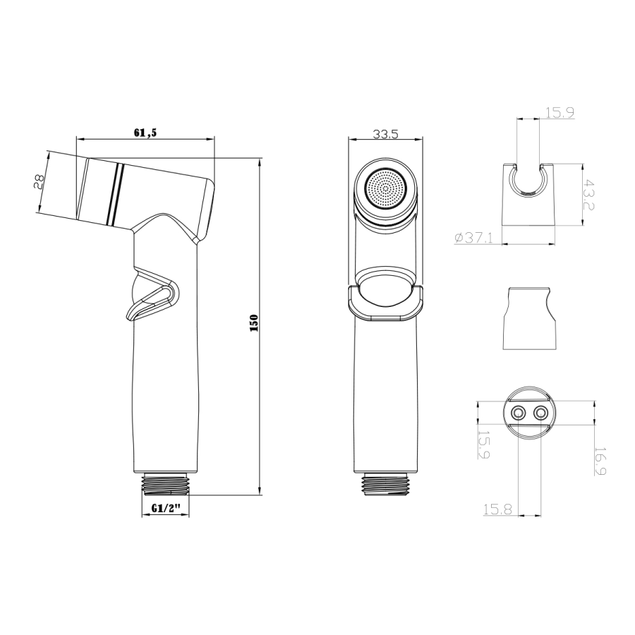 Lemark комплект для биде LM8088BL