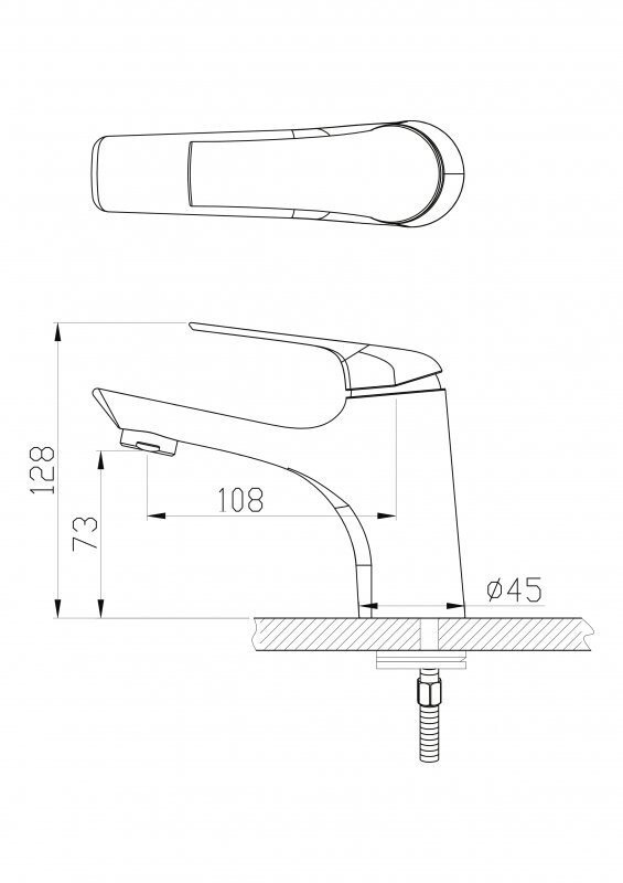 BelBagno Gamma смеситель для раковины GAM-LVM-IN