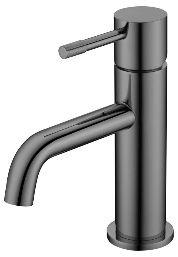 Смеситель для умывальника Boheme Uno Shine Gun Metall 461-SGM