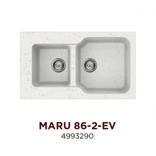 Omoikiri Maru 86-2-EV 4993290 кухонная мойка тetogranit эверест 86х50 см