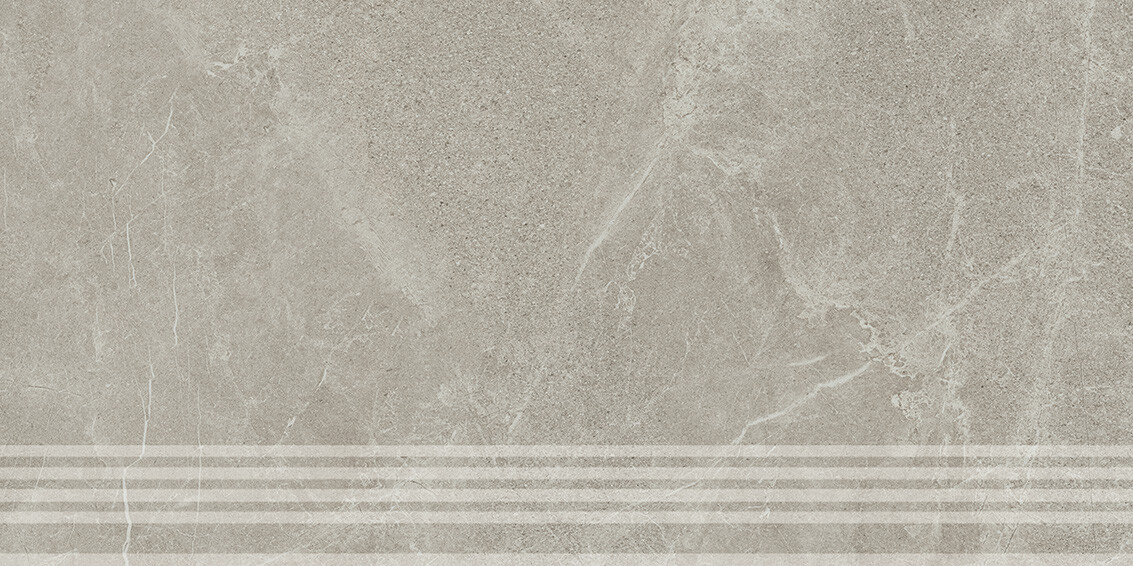 Керамический гранит Ступень Kerama Marazzi Прованс Эстерель серый светлый матовый обрезной 30x60x0,9 KM6060G0501RGRF