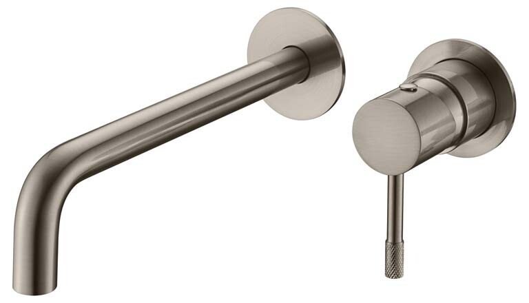 Смеситель для раковины из стены Boheme Uno Nickel Brush 465-NB