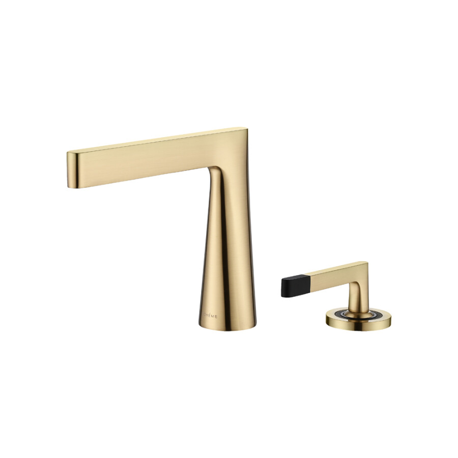 Смеситель для раковины 2х-позиционный Boheme Duo Matt Gold 161-MG
