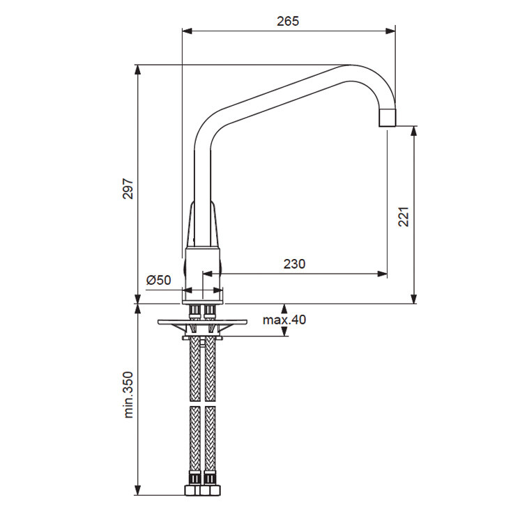 Vidima Balance BA269AA смеситель для кухни хром