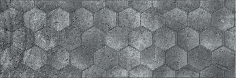 Global Tile Gesso 20x60 см плитка настенная серая рельефная