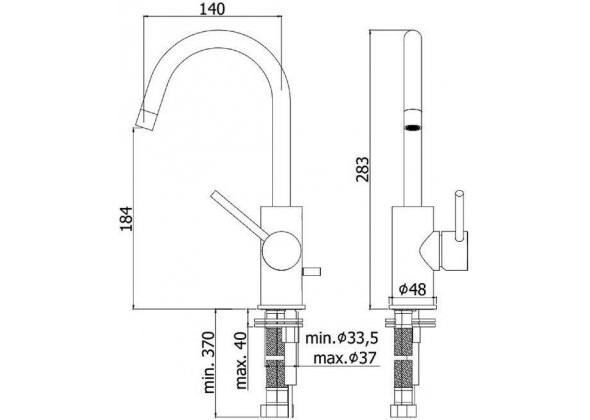 Paffoni Light LIG078NKN смеситель для раковины никель