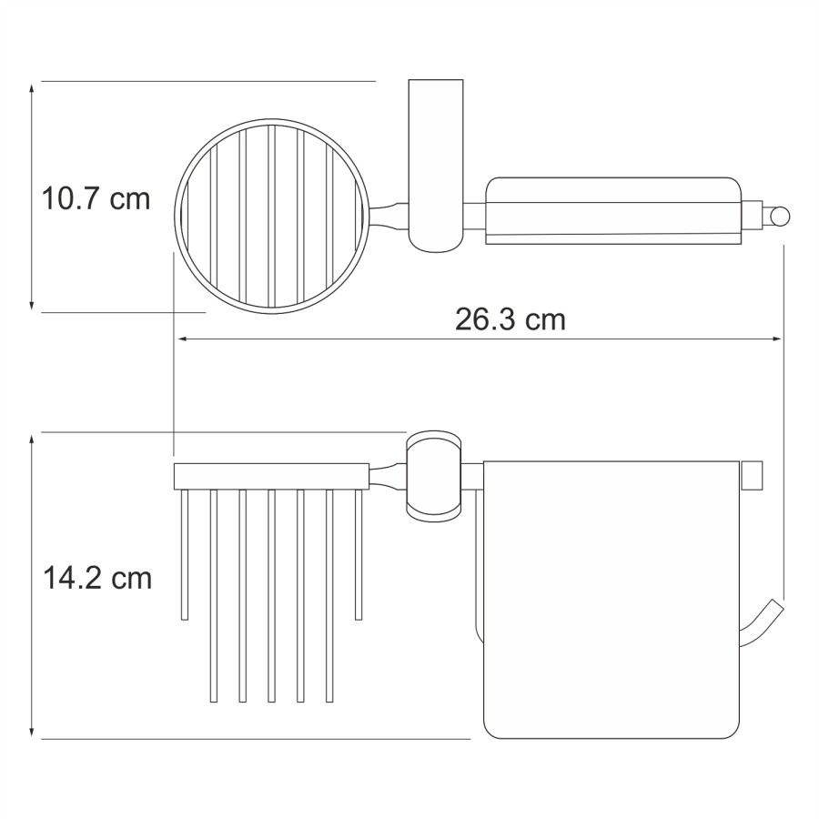 WasserKRAFT Berkel K-6859 держатель для туалетной бумаги хром