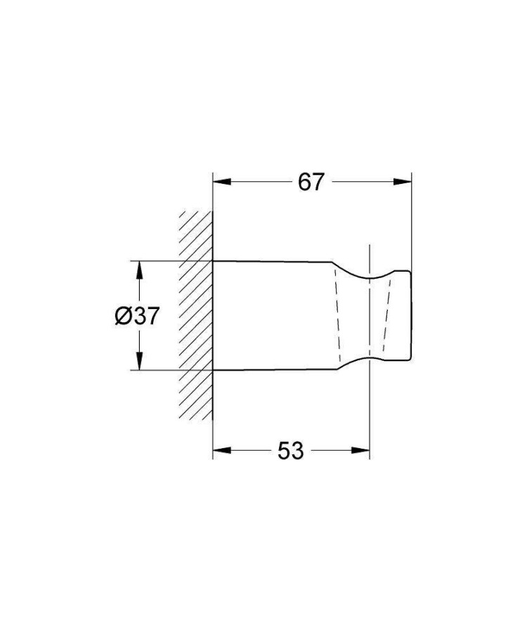 Grohe Rainshower 27056000 держатель для ручного душа