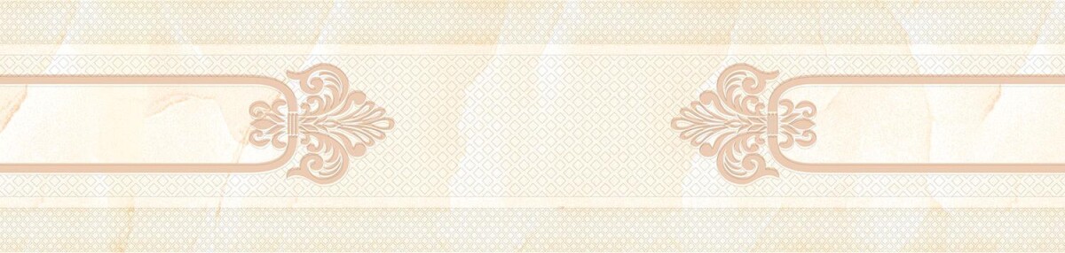 Плитка настенная 601 Eurotile Marbelia Бордюр 7х29,5