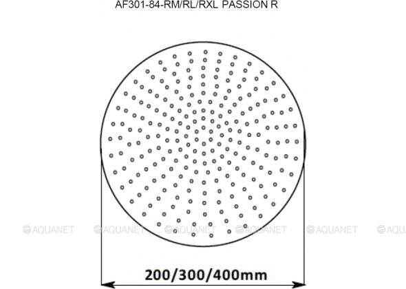 Aquanet Static 2.01 душевая система скрытый монтаж