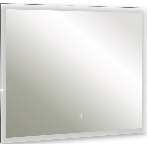 Azario Гуверт зеркало 100х80 см, сенс. выкл, часы LED-00002294