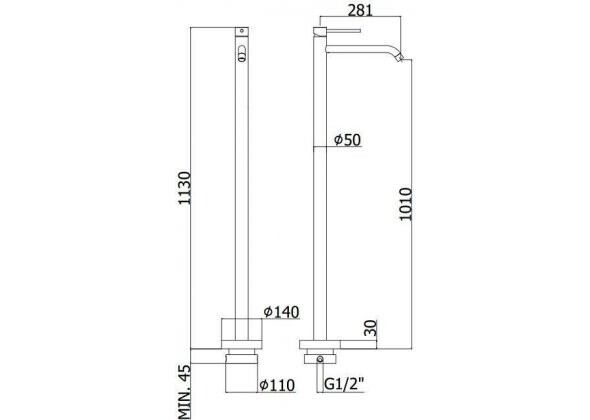 Paffoni Light LIG031CR смеситель для раковины хром