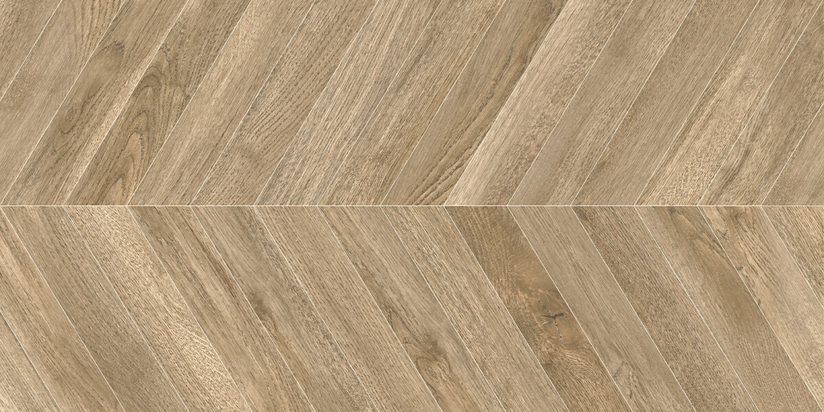 Delacora Walnut Chevron Light Керамогранит 600 x 1200 x 9.5 D120251M