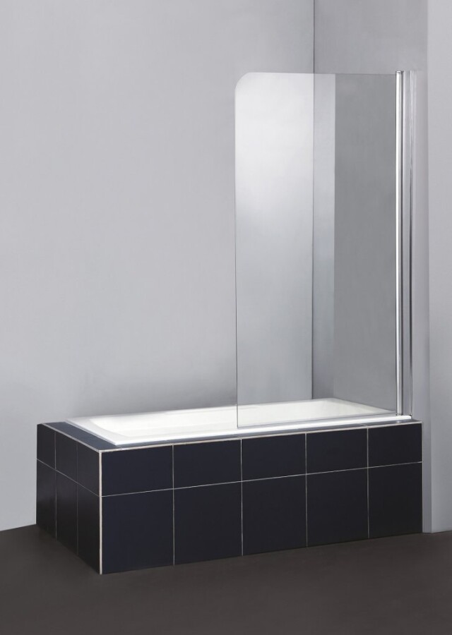 BelBagno Sela душевая штора 80 см рифленая, хром SELA-V-1-80/140-P-Cr-R