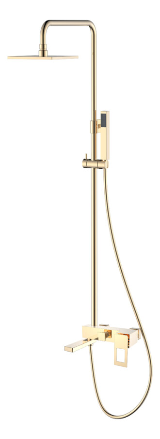 Душевая система Boheme Q GoldGold с изливом 148-GG