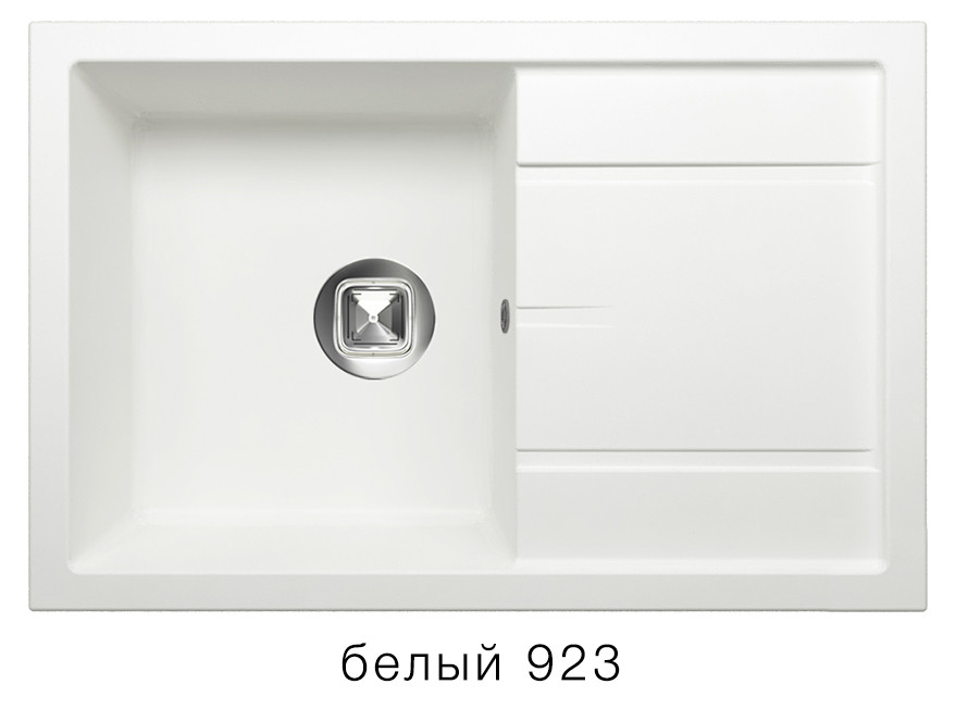 Tolero R-112 кухонная мойка белый 50 х 76 см
