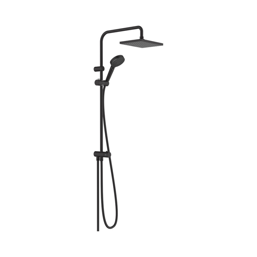 Hansgrohe Vernis Shape Showerpipe 230 1jet Reno EcoSmart черный матовый 26289670