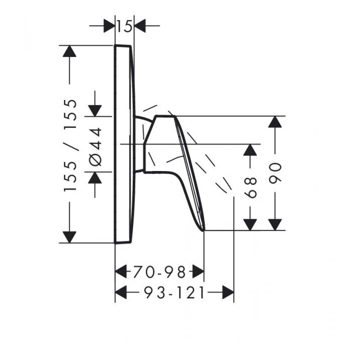 Смеситель для душа Hansgrohe Logis 71605000