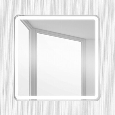 Зеркальное полотно BelBagno 80*80 SPC-MAR-800-800-LED-BTN