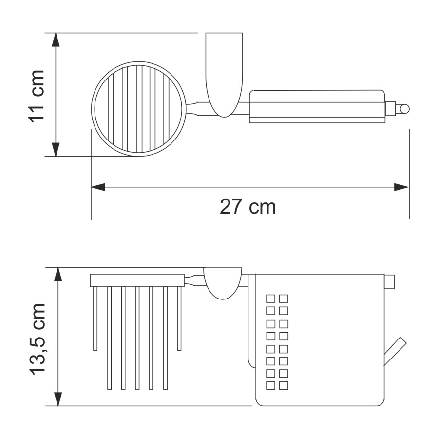 WasserKRAFT Kammel K-8359 держатель для туалетной бумаги хром