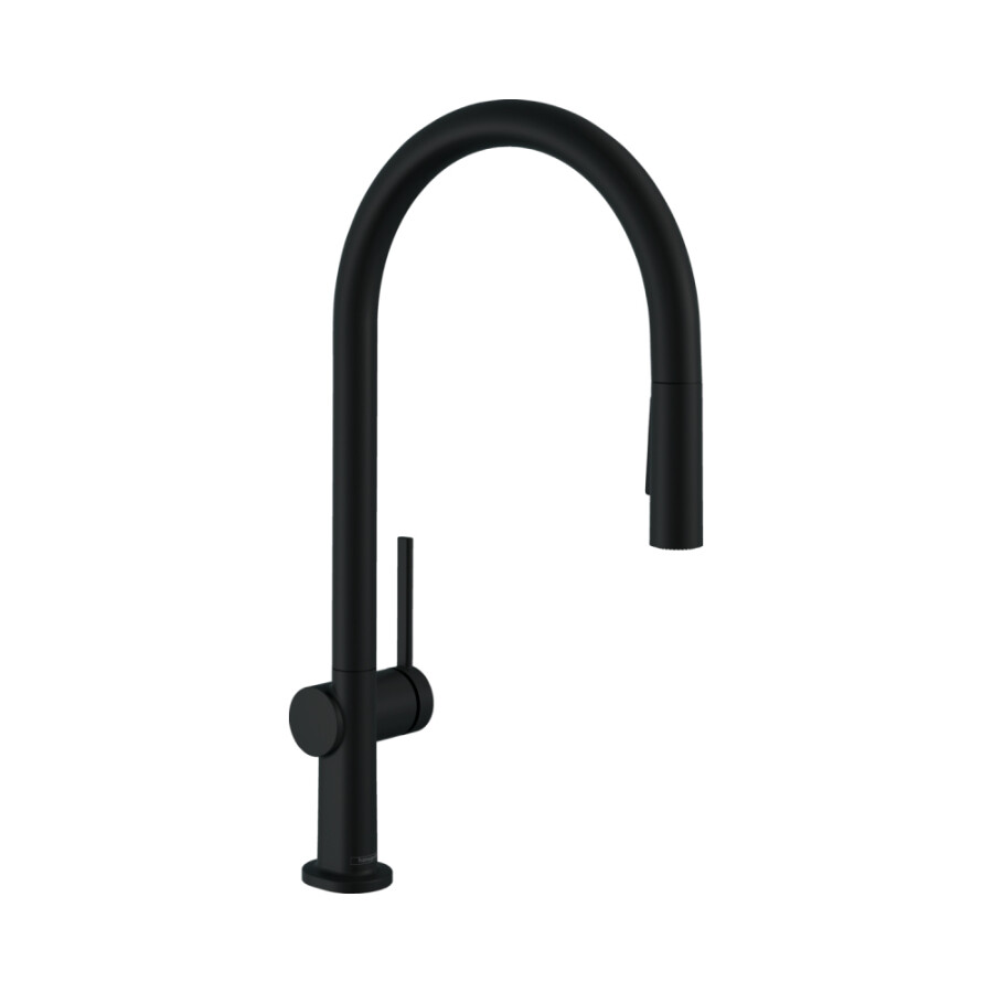 Hansgrohe Talis M54 Кухонный смеситель 210 с вытяжным душем 2jet черный матовый 72800670