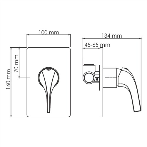 WasserKRAFT Sauer 7151 смеситель для душа золото