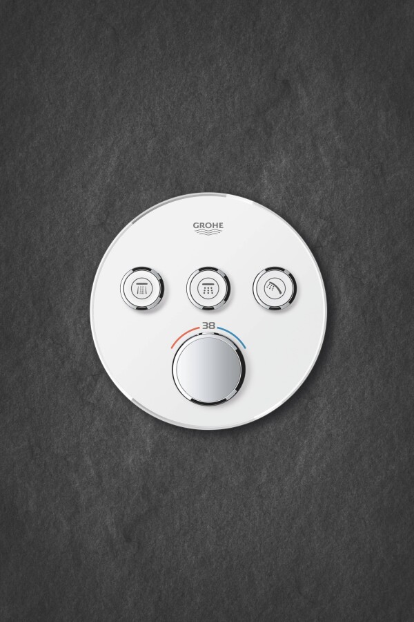 Grohe Grohtherm SmartControl 29904LS0 смеситель для ванны белая луна