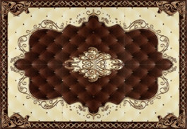 Kito Carpet gold dark brown GP ковер напольный керамогранит ректифицированный полированный 120x80 см (6P1218-058)