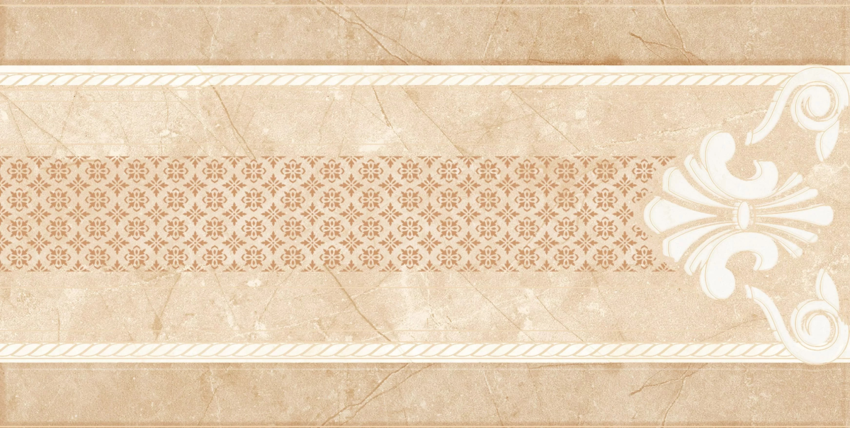 Плитка настенная 81 Бордюр Eurotile Diamonds 15x29,5