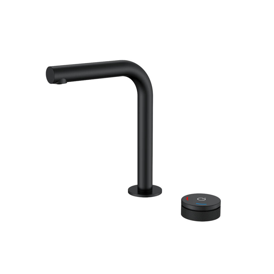 Смеситель автоматический для раковины на 2 отв. Boheme Tech Black 158-B