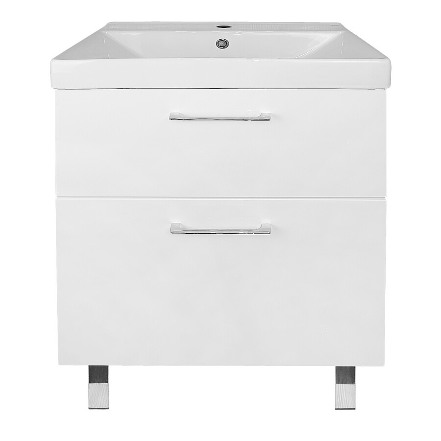 Комплект Azario Тумба Ника 60 Н 610х480х860 напольная, с раковиной Tempo 60 CS00091368