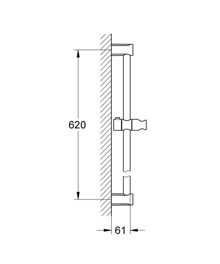 Grohe Tempesta Cosmopolitan 27521000 душевая штанга