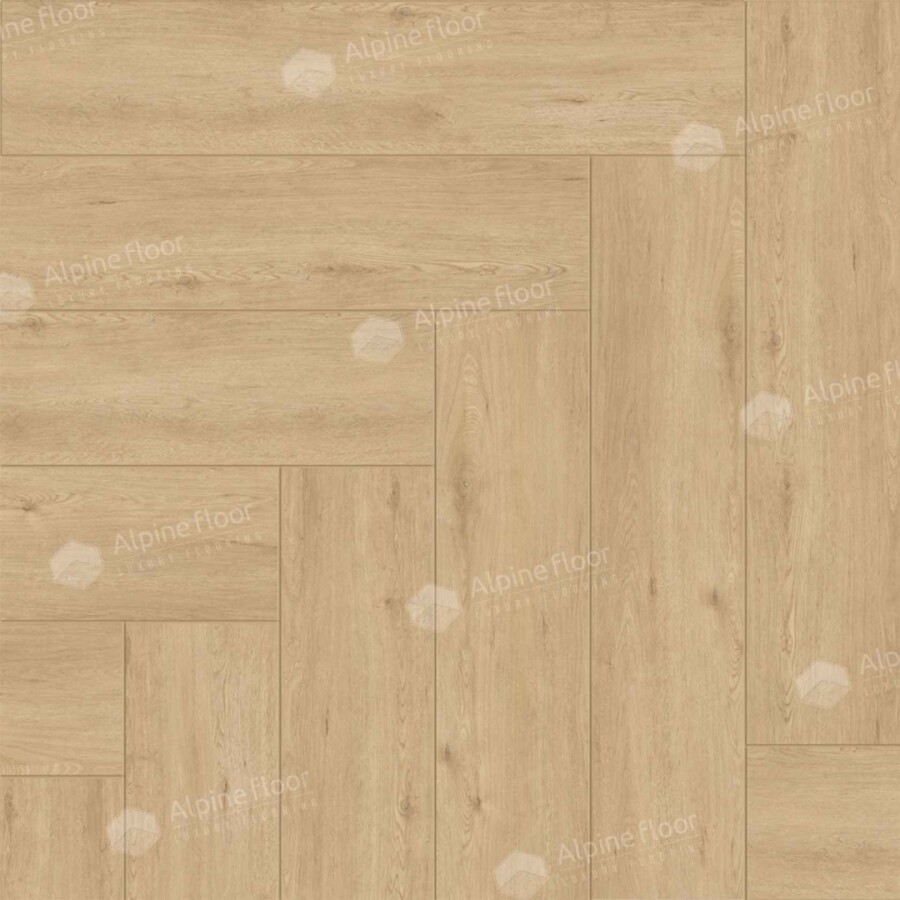 Alpine Floor Parqet LVT Кварцвиниловая плитка Дуб Лесат ECO 16-26 590 х 118 х 2.5 mm